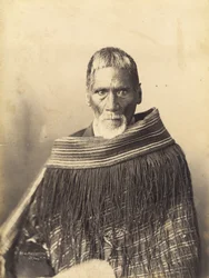 Rewi Maniapoto, ca. 1890 (albumtrykk)